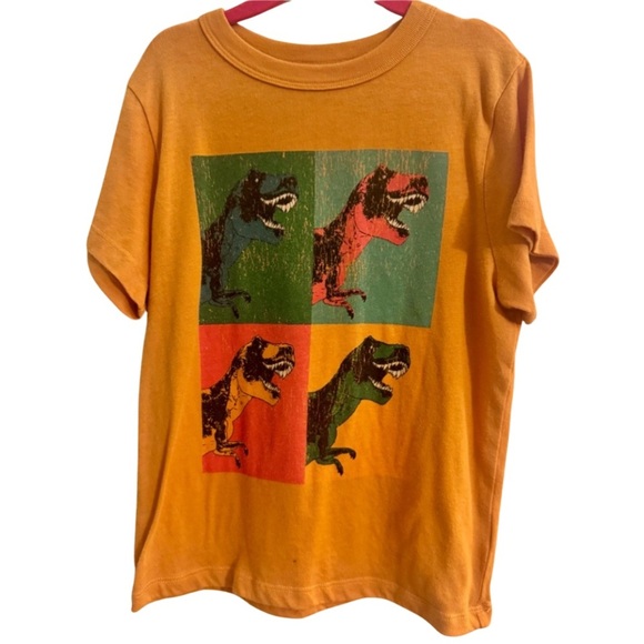 Chaser EUC Sz 8 Dinosaur Graphic T-Shirt in Orange - Picture 5 of 5